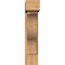 Ekena Millwork Funston Block Smooth Bracket w/ Offset Brace, Western Red Cedar, 7 1/2"W x 24"D x 36"H BKT0806X24X36FST05SWR - alternate 3